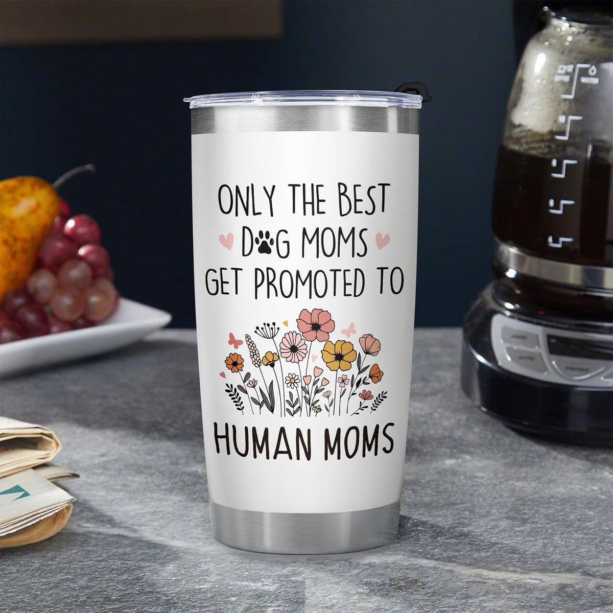New Mom Gifts for Women, Pregnancy Must Haves, Funny Dog Mom Gifts, Stainless Steel Tumbler, Pregnancy Gifts for Expecting Mom, Gifts for New Mom, Mom to be Gift