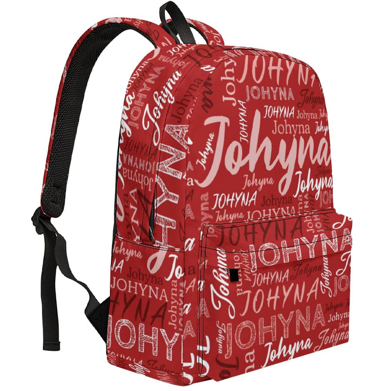 Custom Backpack with Name, Personalized Name School Bag for Boys Girls Men Women, Customized Casual Laptop Backpacks Custom Name and Color