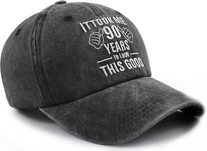 It Took Me 90 Years to Look This Good Hat for Women Men, Funny Adjust Embroidery 90th Birthday Baseball Cap 71_Zkb_V6rL._AC_SX679.jpg?v=1754453442