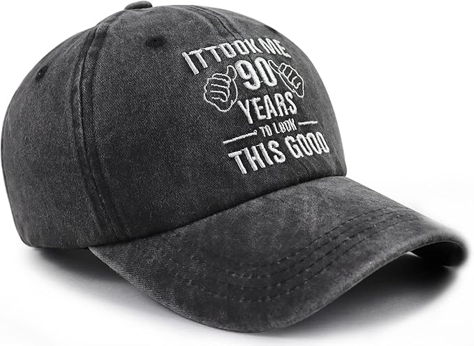 It Took Me 90 Years to Look This Good Hat for Women Men, Funny Adjust Embroidery 90th Birthday Baseball Cap 71_Zkb_V6rL._AC_SX679.jpg?v=1754453442