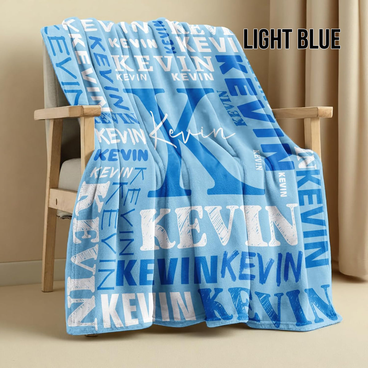 Personalized Blankets for Teen Girls Boys , Custom Blanket with Kids Names, Ultra-Soft Flannel Monogrammed Baby Throws Blankets, Customized Christmas Brithday Gifts for Adults