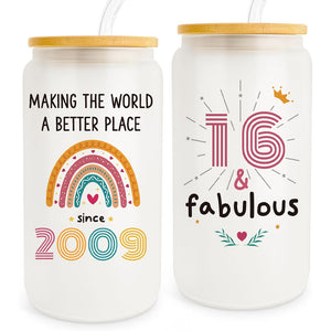 16th Birthday Gifts for Girls, 16 Fabulous Gifts, 2009 Birthday Gifts, Happy 16th Birthday Gifts for Daughter, Niece, Granddaughter, Girls 16th Birthday Gifts, 16th Birthday Decorations, Sixteen Gifts