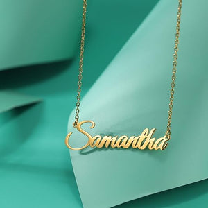 Custom Name Necklace Personalized Nameplate Customized Jewelry Gift for Women Mother's Day Gift For Mom Gift For Aunt Gift For Bestie