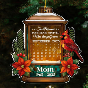 Personalized Custom Acrylic Ornament - One-Sided Memorial Keepsake for People Remembering Deceased Loved Ones, Durable Acrylic Tribute for Holidays and Home D cor