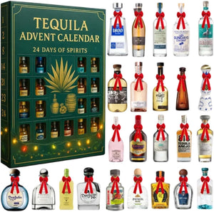 2025 Tequila Advent Calendar 24 Days Of Festive Surprises Mexican Inspired Holiday Countdown Gift 2d Acrylic Collectible Display Decor