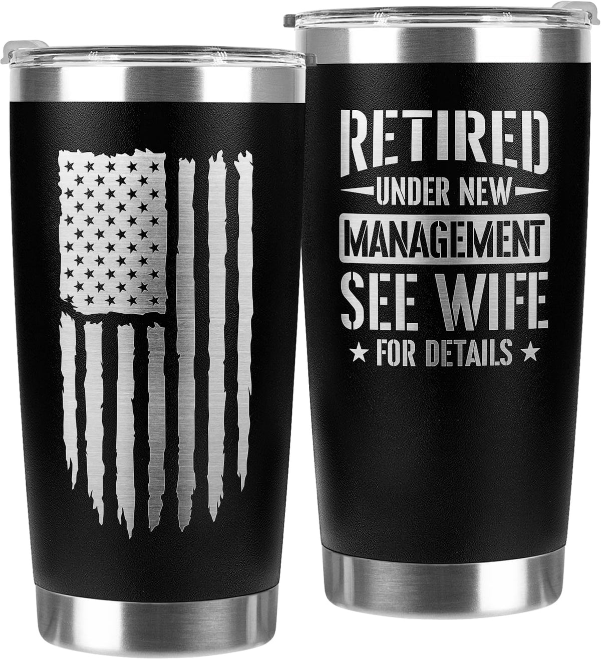 Unique Retirement Gifts for Men 2025 - Funny Retirement Gift Ideas, Best Retired Gifts for Men, Coworker, Dad or Boss, Farewell, Coworker Leaving Goodbye, 20oz Dad Tumbler