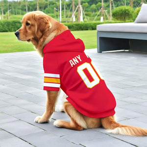 Kansas Dog Hoodie T-Shirt Pet Clothes Jersey Custom Name and Number Gifts