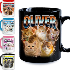 Custom Pet Coffee Mug Personalized Cup with Dog or Cat s Photo and Name, Thoughtful Gift for Pet Owners, Dog Moms or Cat Dads on Christmas, Birthday, or Any Special Occasion