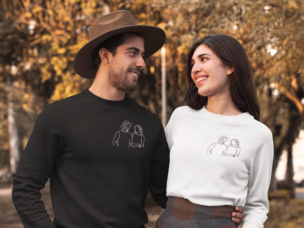 Custom Hoodies Design Your Own, Shirt Portrait From Photo, Valentines Customized Gifts For Boyfriend 2025