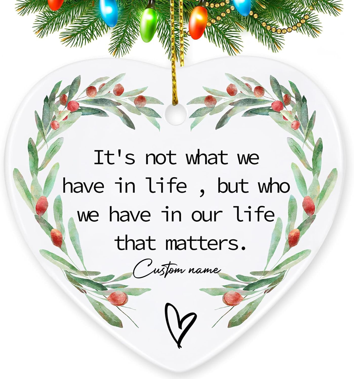 Friendship Ornaments - Custom Christmas & Birthday Gifts for Women - Home Decor Gift For Bestie Gift For Friends