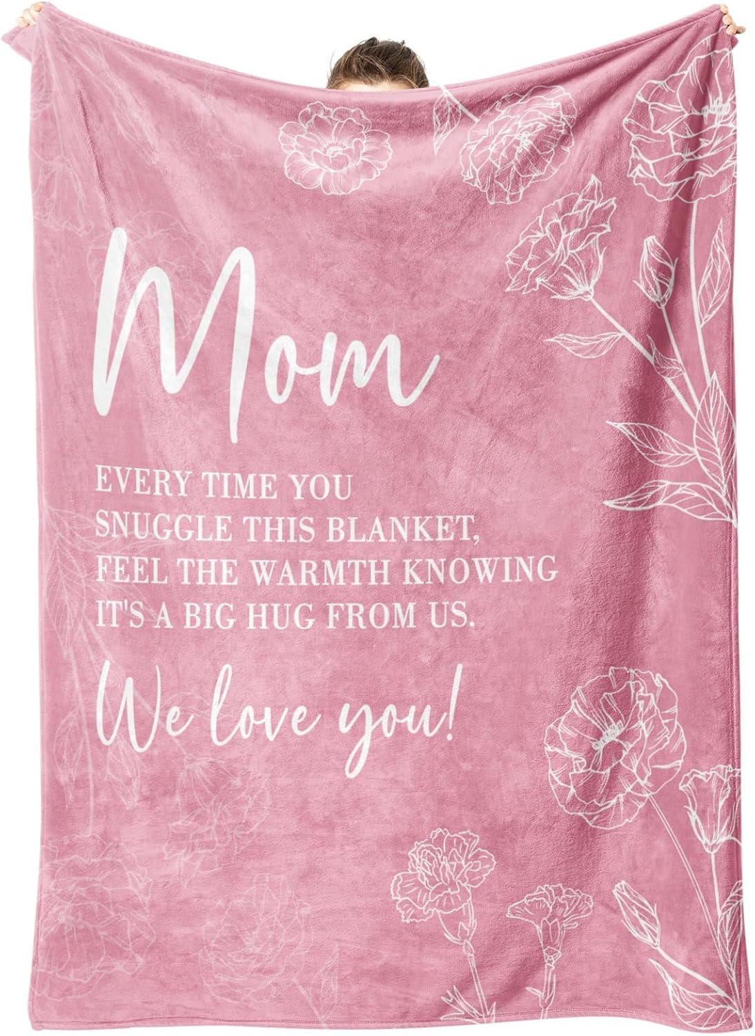 Mothers Day Birthday Gifts for Mom, Mom Birthday Gifts, to My Mother Blanket Gift from Daughter Son