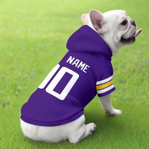 Minnesota Dog Hoodie T-Shirt Pet Clothes Jersey Custom Name and Number Gifts