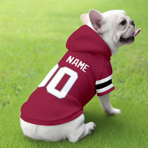 Arizona Dog Hoodie T-Shirt Pet Clothes Jersey Custom Name and Number Gifts