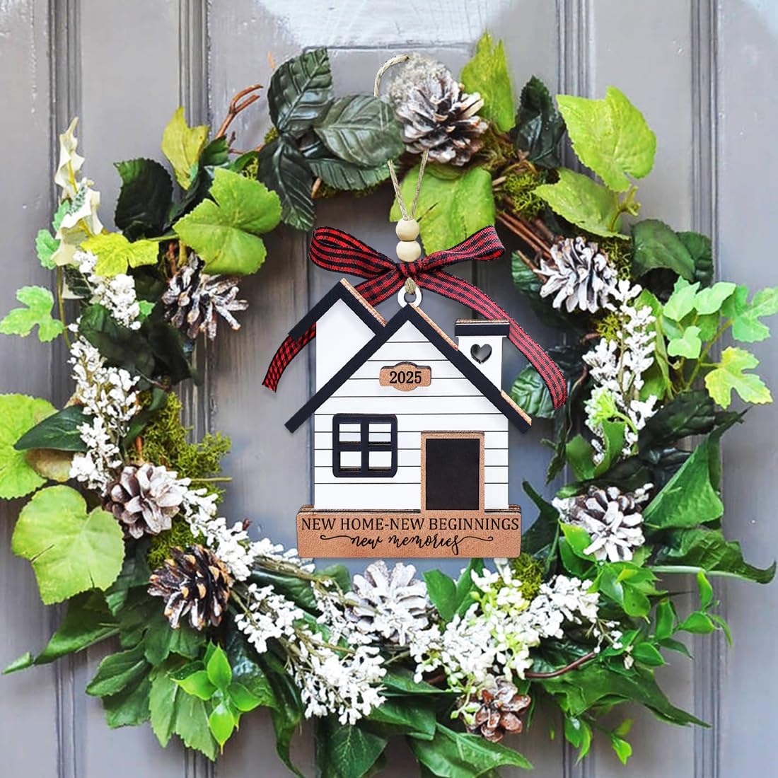 New Home Ornament 2025- Housewarming Gifts New Home, New House New Beginning, House Warming Gift for Women, Couple, homeowners, New Home Gift Ideas - First Home Christmas Ornament 2025