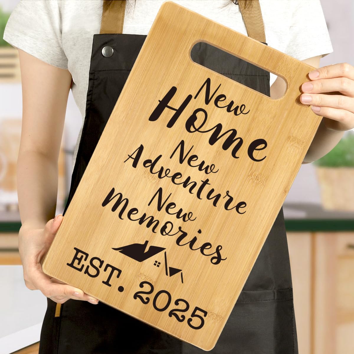 House Warming Gifts New Home, Perfect House Warming Gifts, New Home Gift Idea for Women Men Homeowner, New Apartment Essentials, New Home New Adventure New Memories 2025 Cutting Board