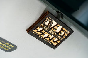 Personalized Dad Car Visor Clip w/Kid's Names, US Falg Theme, Custom Gifts for Dad, Papa, Grandpa