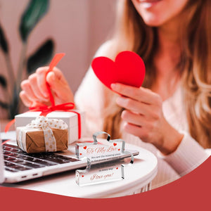 I Love You Gifts for Her, Him - to My Love Acrylic Block Puzzle - I Love You Gifts for Men, Women - Birthday, Anniversary, Valentine's Gift for Husband, Wife, Boyfriend