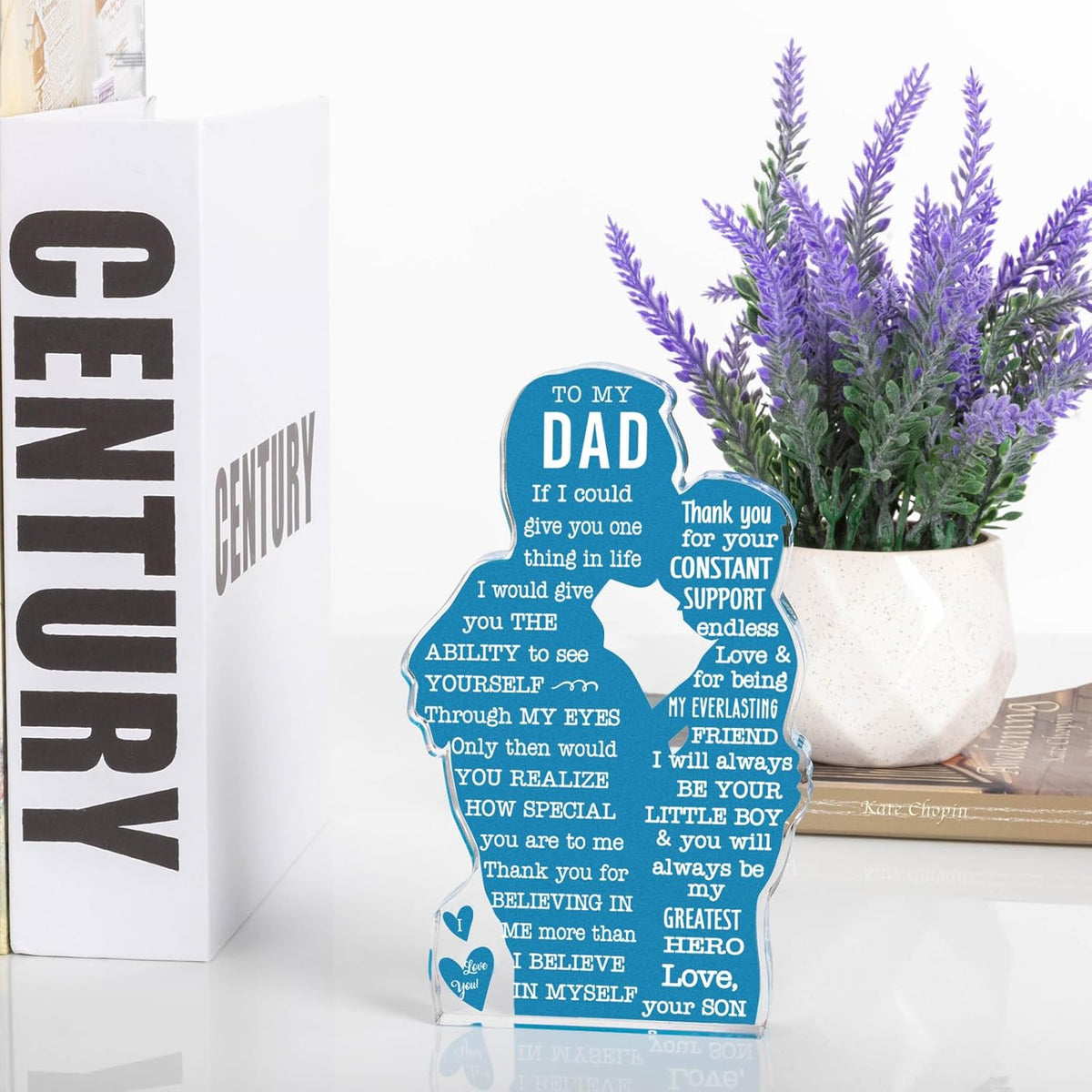 Cool Gifts for Dad from Daughter Gifts for Dad Birthday Present Ideas for Father Daddy New Dad Bonus Dad Stepdad Best Dad Ever Gifts Father's Day Gifts Dad Desk Decor Acrylic Plaque Sign