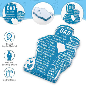 Dad Birthday Gifts from Son Christmas Gifts for Dad Unique Birthday Present Ideas for Father Daddy New Dad Best Dad Ever Gifts Father's Day Gifts Dad Acrylic Plaque Sign