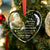 Personalized Memorial Glass Ornament, Engraved Photo Ornaments, Loss of Father, Dad Mom Loss Ornament, Remembrance Gift, Crystal Christmas Decor