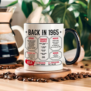 Vintage 1965 Mug - Ideas for 60th Birthday Gifts for Men Women, 60 Year Old Gifts For Men Women, 1965 Sixty Birthday, Turning 60 Gifts For Man, Dad, Husband, 60th Birthday Cups