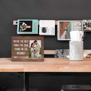 You Are The Best Thing I ve Ever Found On The Internet Picture Photo Frame, Couples Picture Frame,Birthday Christmas Valentine Gifts For Couple Husband Wife Girlfriend Boyfriend