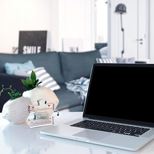 Acrylic Block Puzzle Birthday Gifts for Dad - Cool Dad Presents from Daughter, Son, Mom - Heartwarming Men Birthday Gift, Ideas