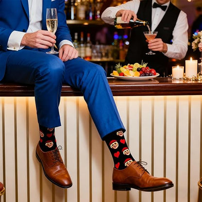 Custom Funny Socks With Multiple Faces Personalized Socks for Men Women Christmas Gift For Men Women Funny Gift For Family