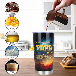 Gifts for Papa from Grandkids - Papa Gifts for Birthday Fathers Day Valentines Day Christmas - Romantic Anniversary Wedding Gift for Him Men - Best Dad Gift from Daughter Son -20oz Tumbler