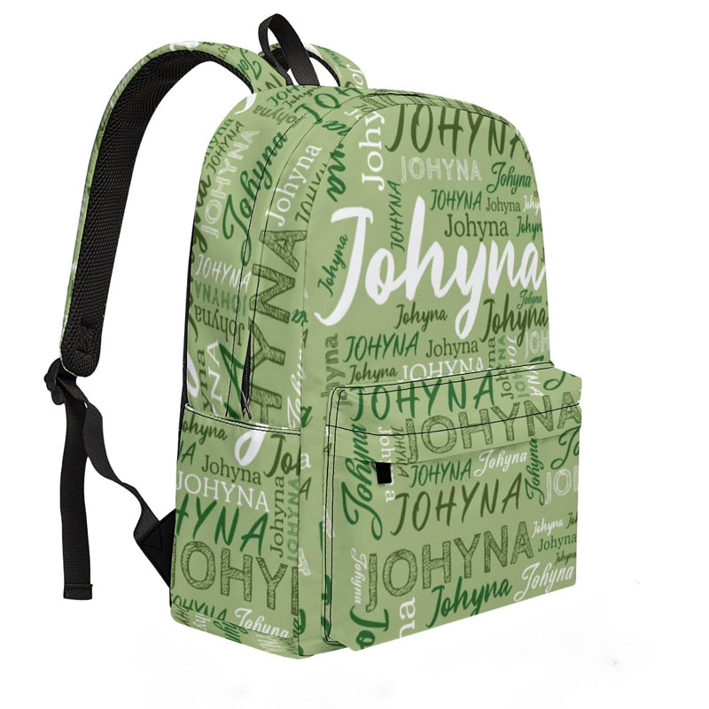 Custom Backpack with Name, Personalized Name School Bag for Boys Girls Men Women, Customized Casual Laptop Backpacks Custom Name and Color