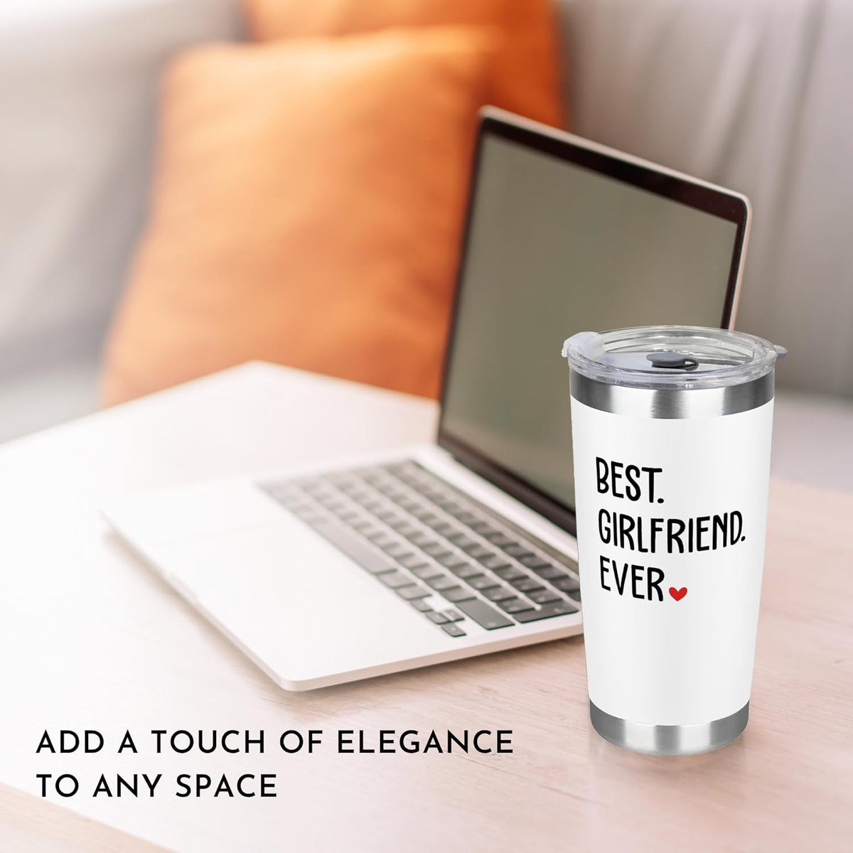 Gifts for Girlfriend - Gift Ideas for Her - Girlfriend Gifts for Women, Couple - Anniversary, Birthday, Valentines, Christmas Gift Ideas - Romantic Love for Her- 20 Oz Stainless Steel Tumbler