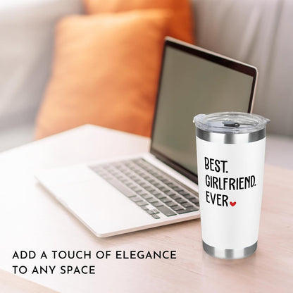 Gifts for Girlfriend - Gift Ideas for Her - Girlfriend Gifts for Women, Couple - Anniversary, Birthday, Valentines, Christmas Gift Ideas - Romantic Love for Her- 20 Oz Stainless Steel Tumbler