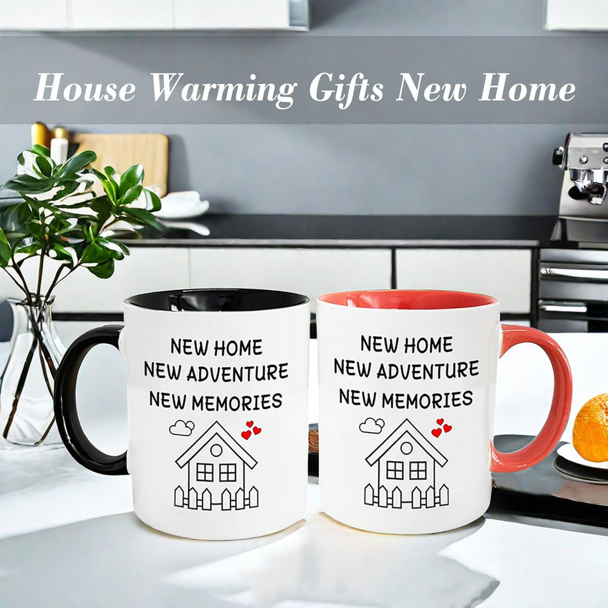 House Warming Gifts for New Home, Housewarming Gifts Coffee Mug, Welcome First Time Home Presents Ideas, Closing Gift for Home Buyers Homeowner