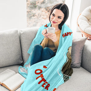 Happy  Anniversary Blanket Gifts for Him Her Boyfriend Girlfriend -  Year Wedding Anniversary Romantic Gifts for Women Men Wife Husband - Sweetest Day Present for Him Her - Love Blanket