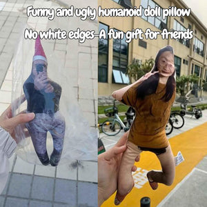 Customized Ugly Pet Pillows, DIY Abstract Personalized Custom Pet Pillow, Funny Cute Custom Cat Dog Pillow, Custom Stuffed Animals of Your Pet, Funny Gifts for Friends