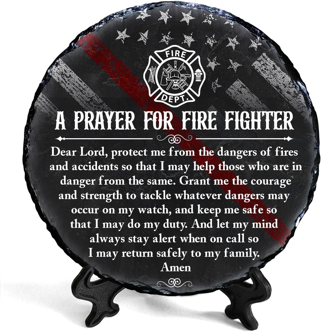 Firefighter Gifts - Fire fighter Gifts Men - Fire Department Gifts - Cool Firefighter Gifts - Firefighter Graduation Gifts (Prayer for FireFighter)