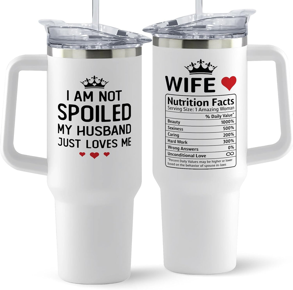 Gifts for Wife - Wife Gifts for Her - Wedding Anniversary for Women, Birthday, Valentines, Mothers Day, Gift for Her - Romantic Love Gift ideas Stainless Steel Tumbler