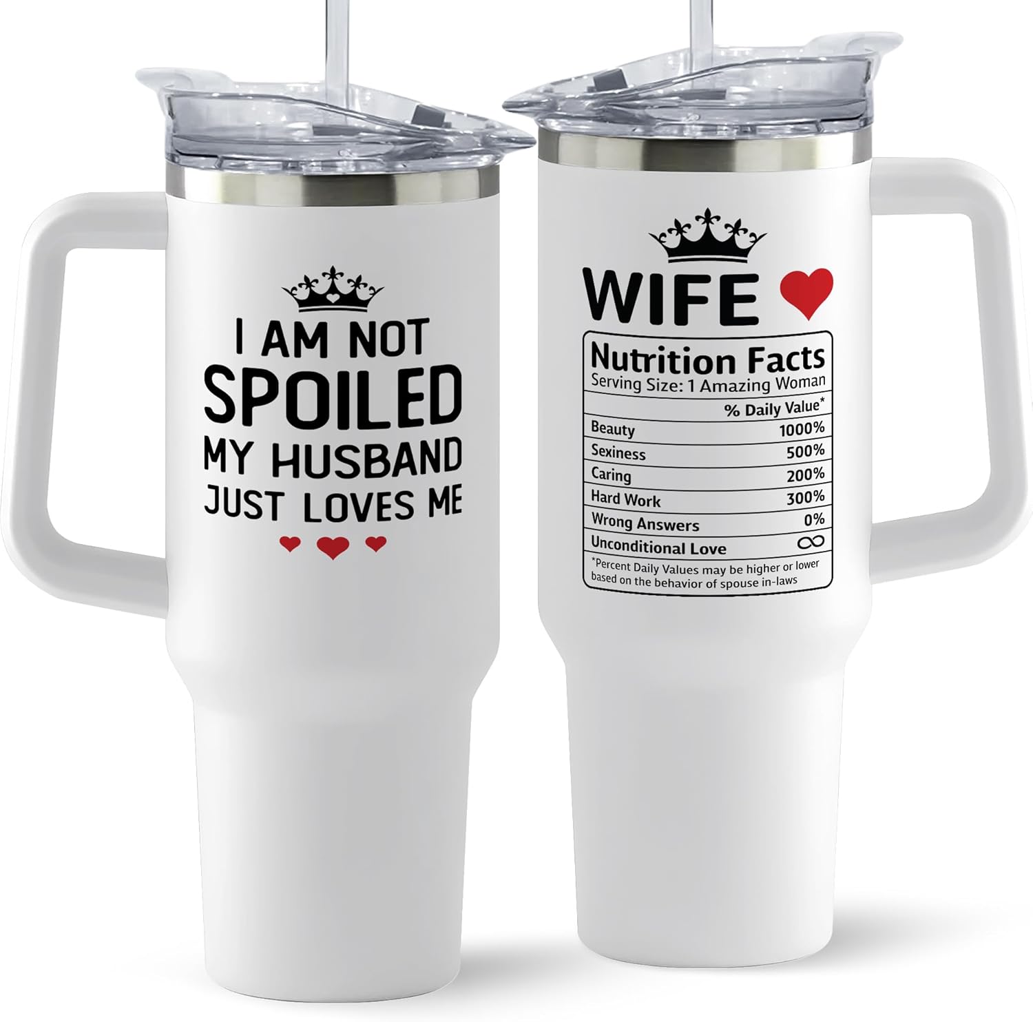 Gifts for Wife - Wife Gifts for Her - Wedding Anniversary for Women, Birthday, Valentines, Mothers Day, Gift for Her - Romantic Love Gift ideas Stainless Steel Tumbler