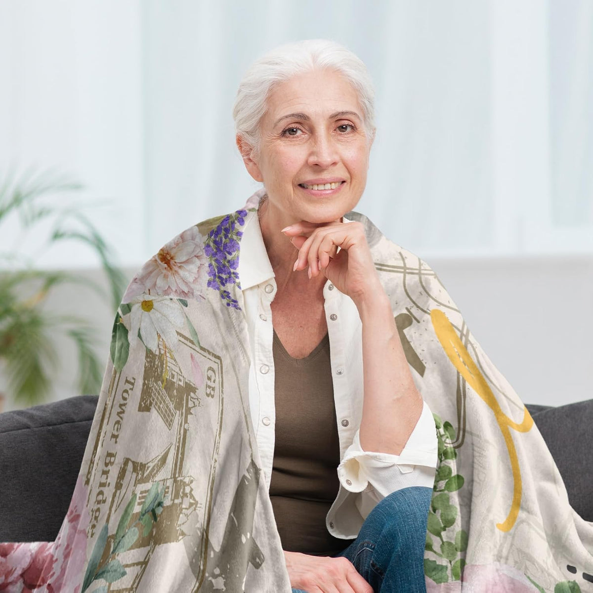 Retirement Gift for Woman, Retirement Blanket for Women/Men, Farewell Gifts for Coworkers, Going Away Goodbye Merch for Mom Grandma Throws Blankets 60 x50