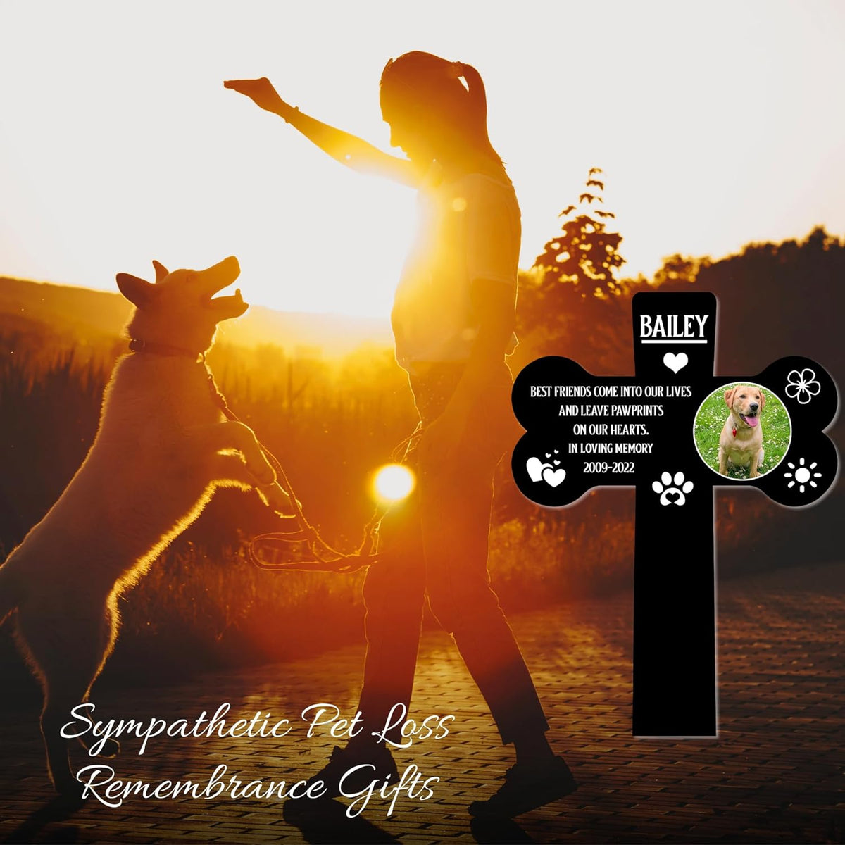 Custom Pet Memorial Stake, Dog Breed Metal Stake,Personalized Dog Garden Sign,Pet Loss Gift,Garden Decor Dog Photo Memorial Stake Pet loss