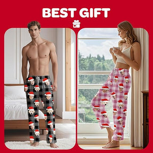 Custom Pajama Pants with Photo Men Women,Engagement Gifts for Couples,Personalized Wedding Gifts Christmas Gift