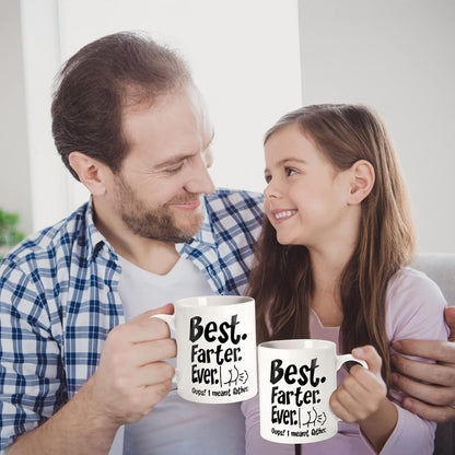 Best Farter Ever I Meant Father , Fathers Day Funny Gifts for Dad Husband Him from Daughter Son Kids Wife -,Birthday, Anniversary Gag Presents Ideas for PaPa Step Dad