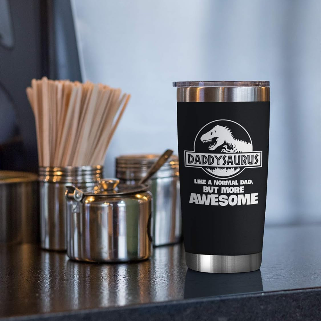 Fathers Day Gift For Dad From Daughter, Son, Kids - Birthday Gift For Dad, Husband, Men - Best Present Idea For Father, Husband, Bonus Father From Daughter, Son, Wife - Tumbler