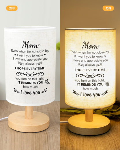 Mom Birthday Gifts from Daughter Son, Birthday Gifts for Mother from Daughter Son, Unique Mothers Day Valentine Gifts for Mom, Beautiful Mother Lamp Gifts for Home Decoration