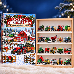 Personalized Farm Advent Calendar 2026, Tractor Christmas Countdown, Farm Vehicle Ornaments, Custom Name Gift for Boys and Tractor Lovers 721b0045-0bad-480d-b718-b30b0208fdc6-il_1588xN.8649052411_qkay.jpg