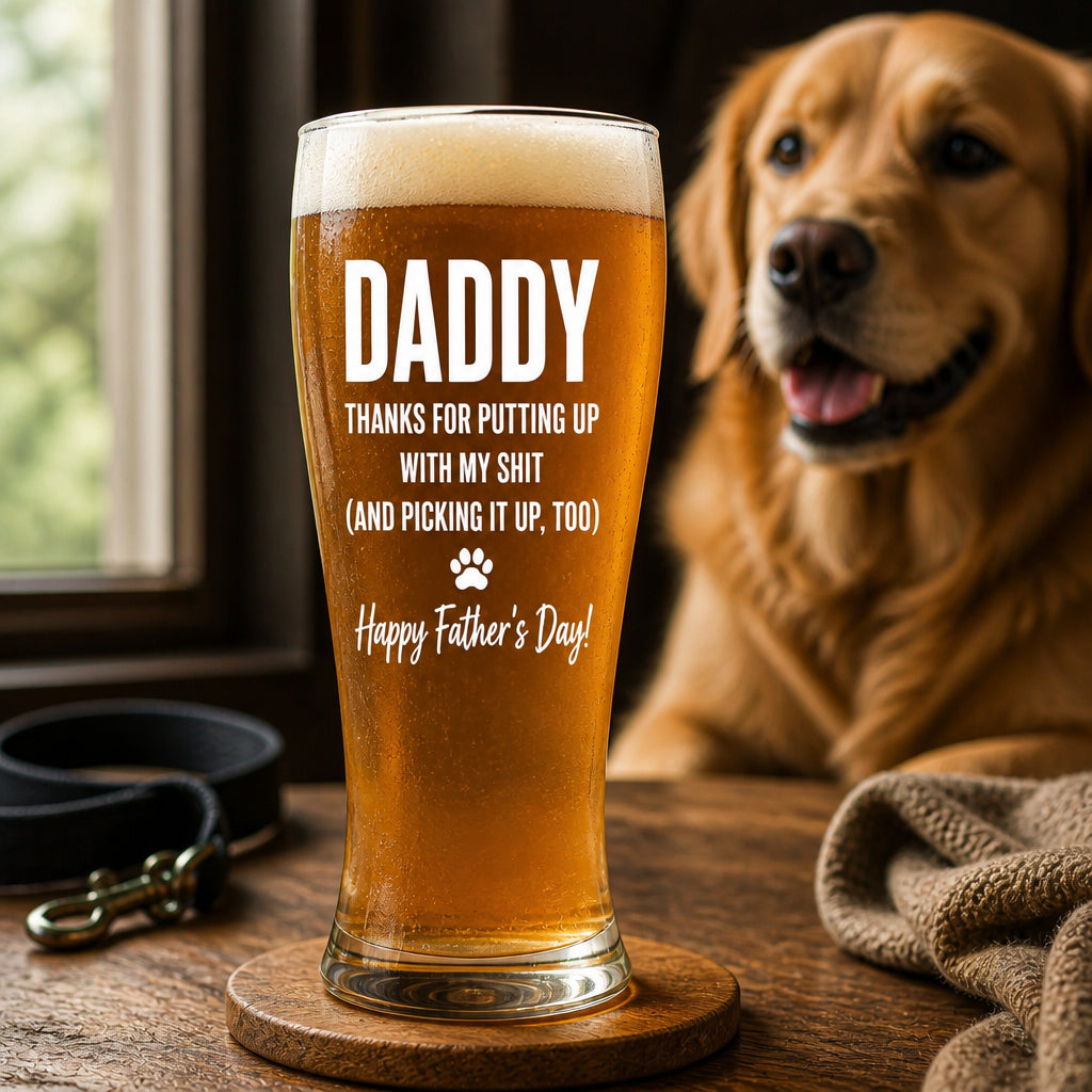 Dog Dad Beer Glass – Funny Father’s Day + Pet Portrait (Front/Back) - Personalized Beer Glass 722c3d69-8b33-41b6-8d3f-e71607a7df06.jpg