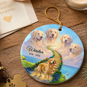 Personalized Dog Memorial Ornament, Custom Golden Retriever Loss Gift, Rainbow Bridge Dog Remembrance Gift, Pet Bereavement Keepsake, Pass Away Dog Ceramic Ornament 723220c4-a5d7-4d49-8dec-3389e05f3740-axrQuprm2a__pod220260813736_web-3.webp