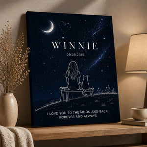Moon & Back Personalized Name + Date Night Sky Cat Canvas - Personalized Canvas 7233e3c7-4935-4c2e-89db-b49a2889ce8a.jpg