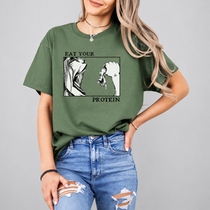 Eat Your Protein Anime Shirt | Titan Honnor Tee, Unique Gift For Hims, Hers 726614c5-787f-4473-a813-d682019dc56a-c4.png