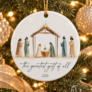 Nativity Christmas Ornament - The Greatest Gift of All Ornament - Christian Ornament Christmas Gift 7266ef9a-04f4-412f-85e6-4808c8a0b2e4-1.png